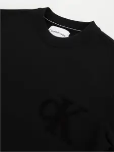 Calvin Klein Jeans Brand Logo Printed Long Sleeve Pullover Sweatshirt