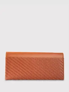 Caprese Women Textured Leather Two Fold Wallet