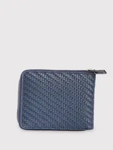 Caprese Textured Leather Zip Around Wallet