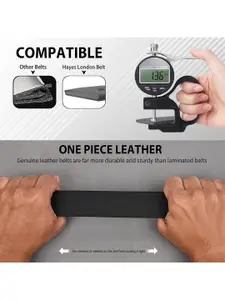 Provogue Men Textured Leather Belt