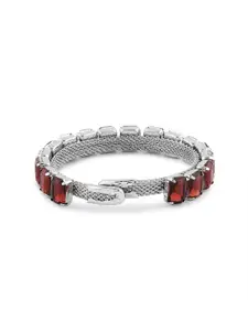 AMI Silver Plated Kada Bracelet