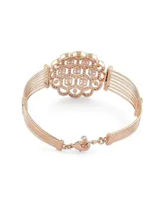 AMI Rose Gold Plated Kada Bracelet