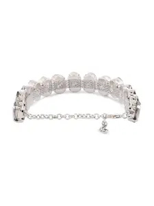 AMI Silver Plated Wraparound Bracelet