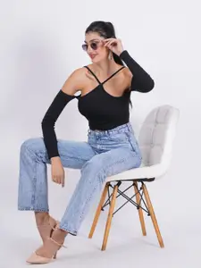 SIGHTBOMB Halter Neck Cotton Top