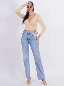 SIGHTBOMB V-Neck Wrap Top