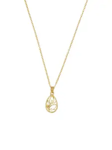 Ramdev Art Fashion Jwellery Gold Plated Pendant With Chain
