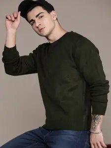 Roadster Men Printed Pullover