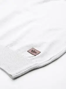 Roadster Men Colourblocked Cotton Pullover