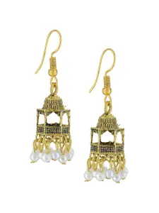 PRIVIU Brass Plated Classic Jhumkas