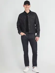 U.S. Polo Assn. Denim Co. Spread Collar Cotton Denim Jacket