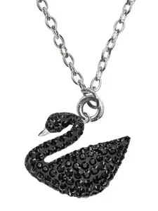 Krelin Silver-Plated Duck Pendant With Chains