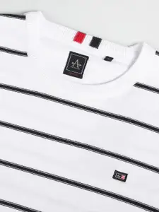 Arrow Sport Striped Pure Cotton Pullover