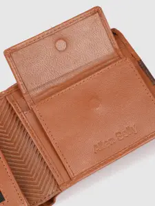 Allen Solly Men Colourblocked Leather Two Fold Wallet