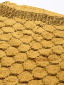 SHOWOFF Self Design Fringed Acrylic Poncho