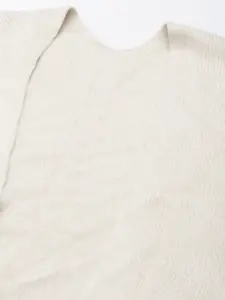 SHOWOFF Shawl Collar Acrylic Poncho