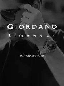 GIORDANO Men Water Resistance Stainless Steel Analogue Watch R1214-05