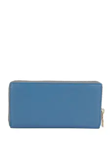 Da Milano Women Leather Zip Around Wallet