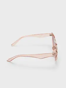 20Dresses Women Beige Full Rim Cateye Sunglasses