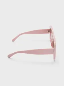 20Dresses Women Pink Oversized Thick Temples Rectangular Sunglasses SG010998