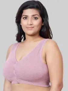 PLUMBURY Plus Size Full Coverage Maternity Bra All Day Comfort