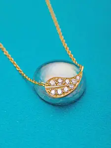 March by FableStreet Sterling Silver 18K Gold-Plated Necklace