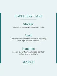 March by FableStreet Rhodium-Plated Oxidised Nose Ring