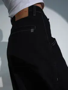 Hubberholme Women High Rise Slouchy Fit Clean Look Stretchable Jeans