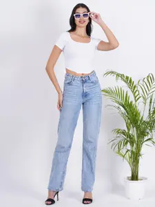 SIGHTBOMB Ribbed Cotton Fitted Crop Top