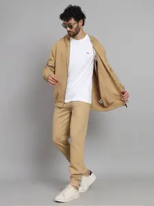 PEPLOS Hooded Cotton Front-Open Sweatshirt