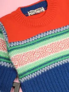 V-Mart Boys Printed Pure Cotton Sweatshirt with Trousers