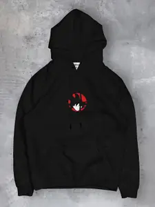 fanideaz Typographic Printed Hooded Sweatshirt