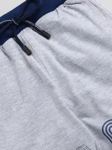 BAESD Boys Typography Printed Cotton Track Pants