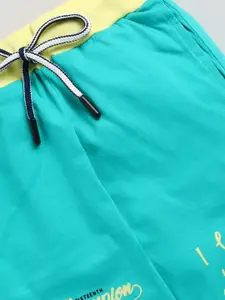 BAESD Boys Typography Printed Cotton Track Pants