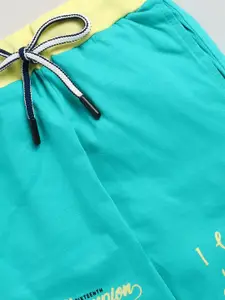 BAESD Boys Typography Printed Cotton Track Pant