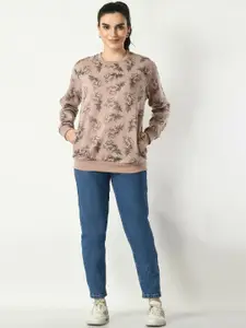 BAESD Pack Of 3 Floral Printed Fleece Sweatshirt
