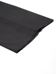 Blackberrys Men Textured Slim Fit Formal Trousers