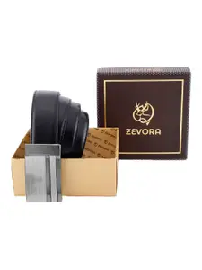 ZEVORA Men Leather Reversible Belt