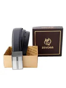 ZEVORA Men Leather Reversible Belt