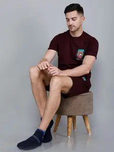 Dollar Socks Men Pack Of 3 Patterned Ankle-Length Socks