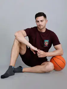 Dollar Socks Pack Of 3 Striped Ankle Length Socks