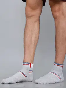 Dollar Socks Men Pack Of 6 Patterned Ankle-Length Socks