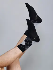 Dollar Socks Men Pack Of 8 Patterned Ankle Length Socks