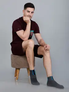 Dollar Socks Men Pack Of 9 Ankle Length Socks