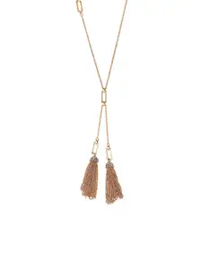 Rhea Tasselled Minimal Necklace