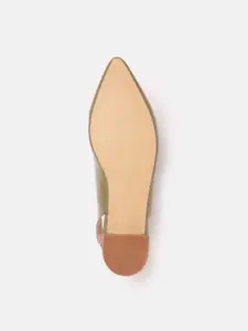 Van Heusen Croc-Textured Block Heel Pumps