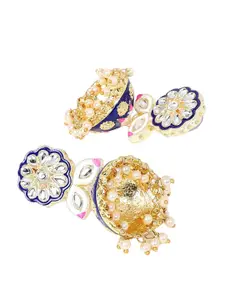 Bellofox Contemporary Meenakari Jhumkas