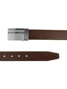 ZEVORA Men Leather Reversible Belt