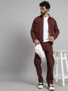 PEPLOS Lightweight Denim Jacket