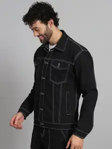 PEPLOS Lightweight Denim Jacket