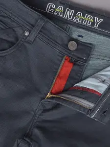 Canary London Men Smart Skinny Fit Low-Rise Clean Look Stretchable Jeans